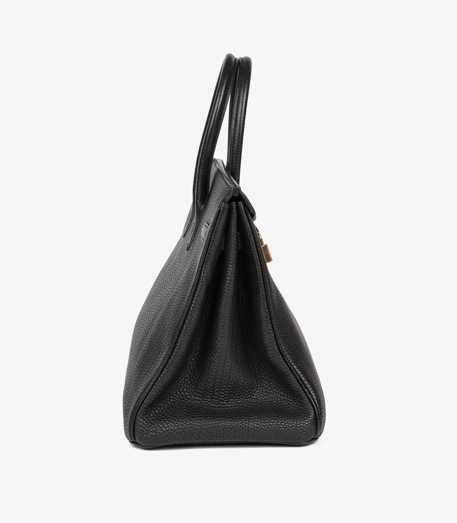 Hermès Black Togo Leather Birkin 35cm 8