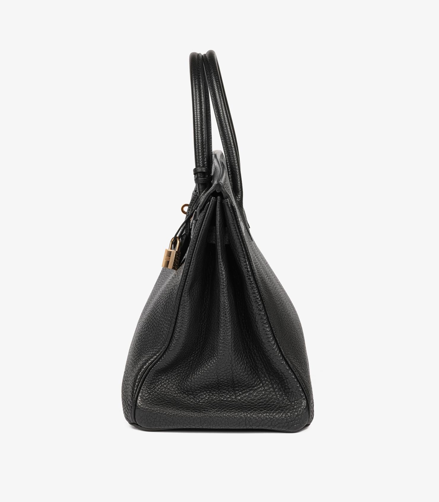 Hermès Black Togo Leather Birkin 35cm 9