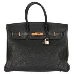 Hermès Black Togo Leather Birkin 35cm