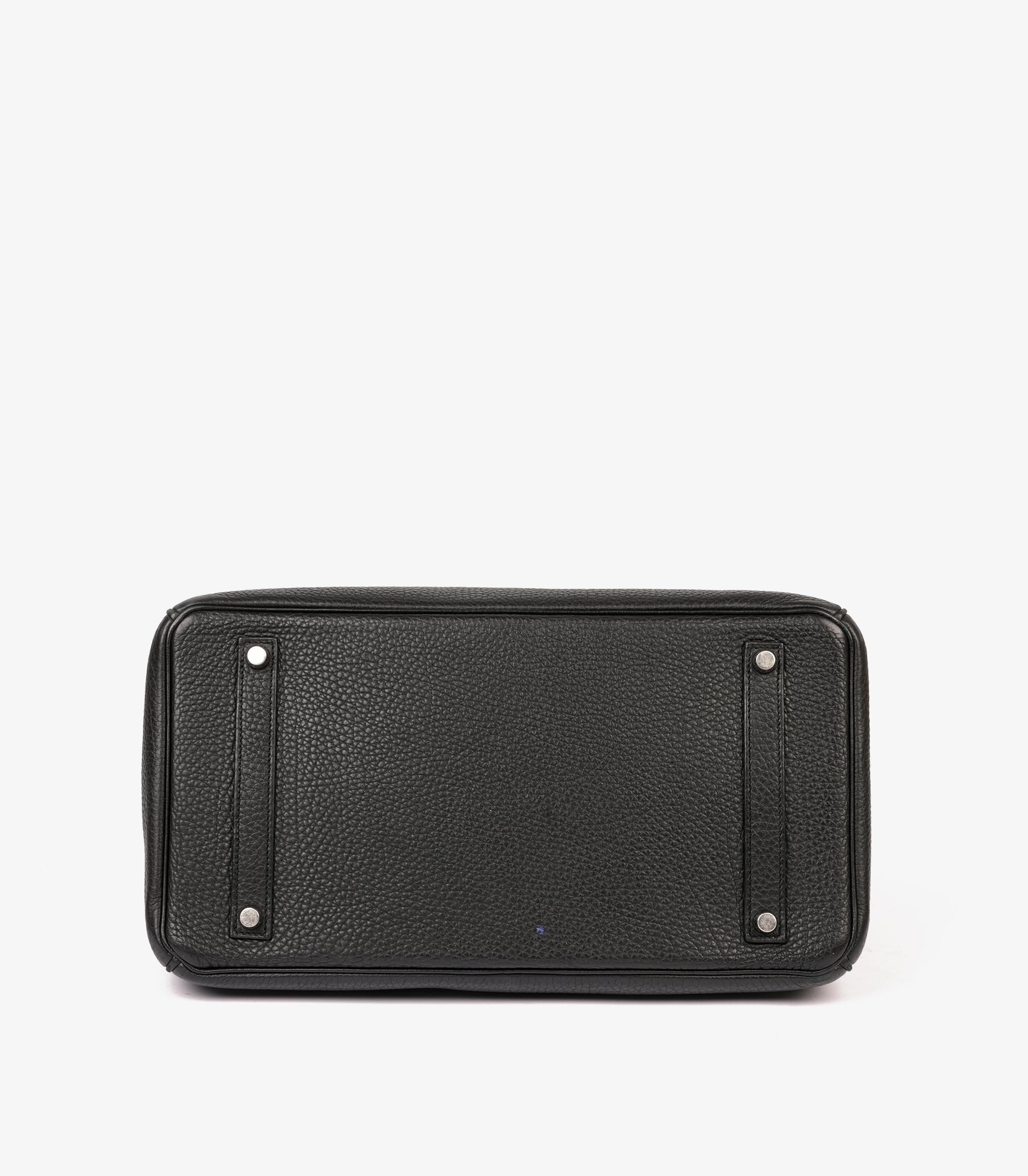 Hermès Birkin nera in pelle Togo 35cm Retourne 2