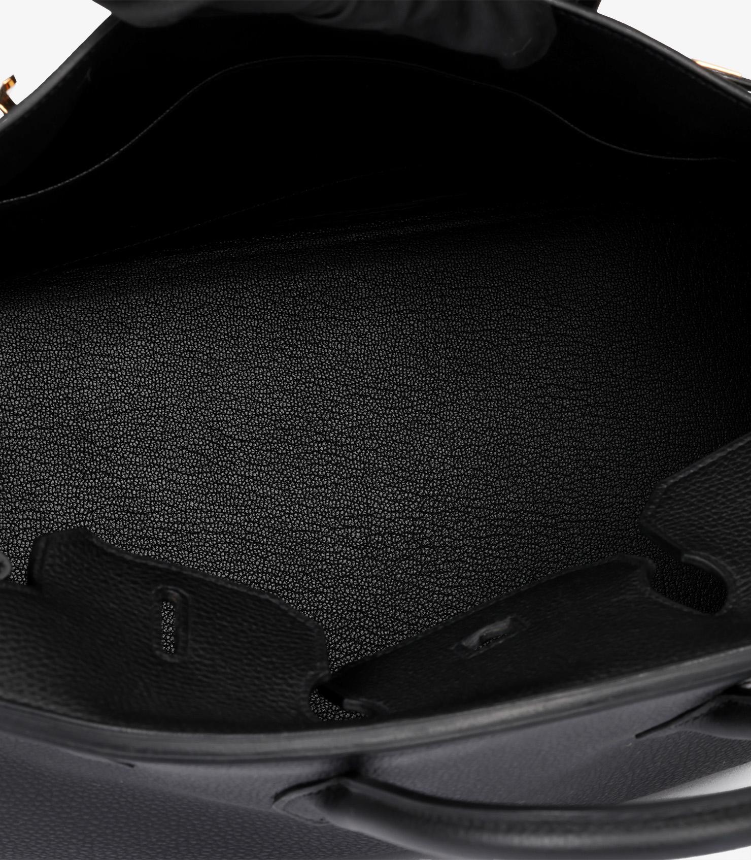 Hermès Black Togo Leather Birkin 35cm Retourne 2