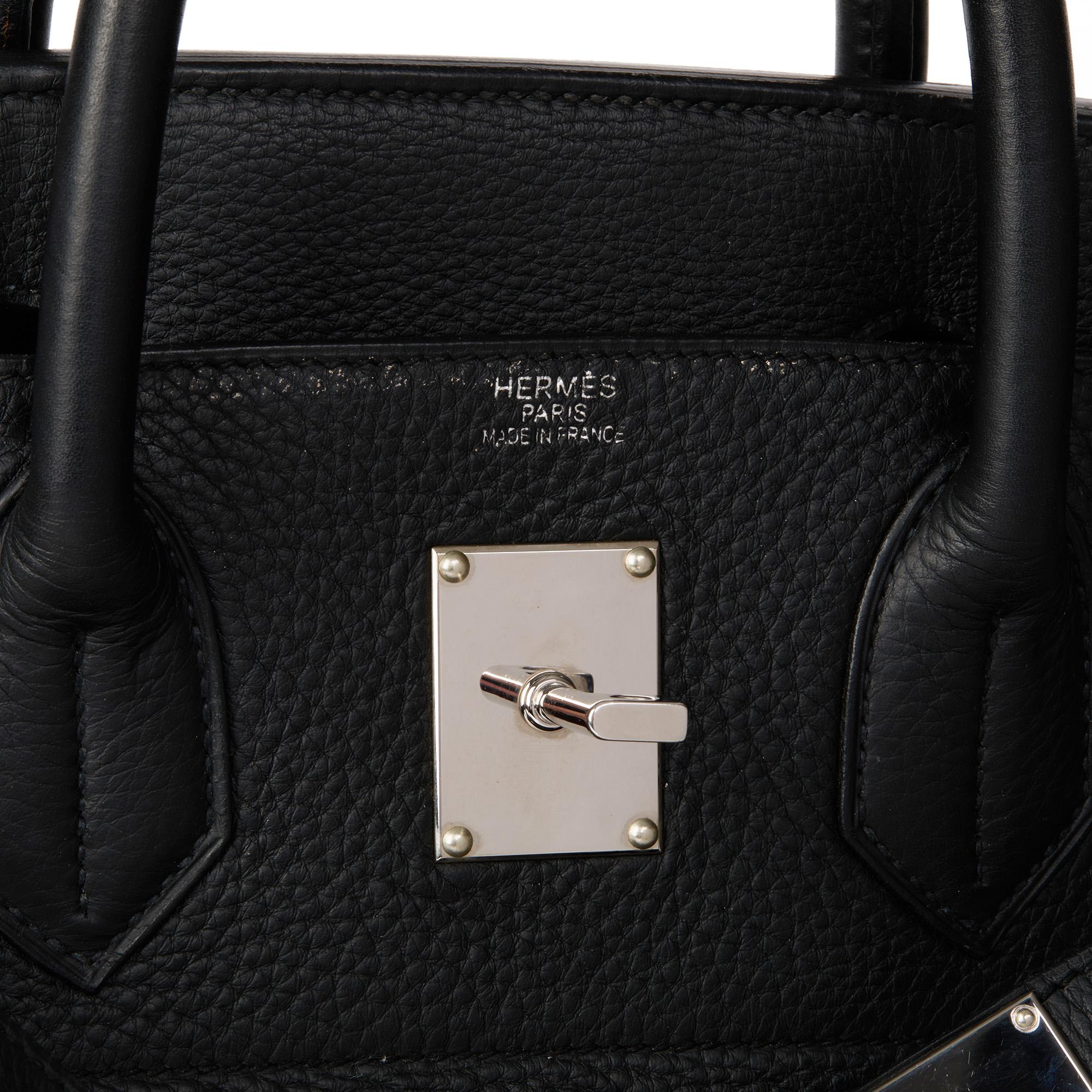 HERMÈS Black Togo Leather Birkin 40cm HAC 1