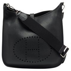 Hermès - Sac Evelyne III GM en cuir togo noir