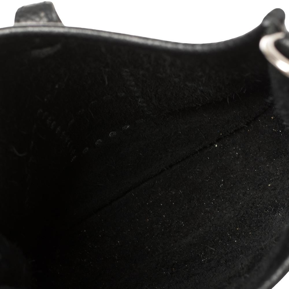 Hermes Black Togo Leather Evelyne TPM Bag 5