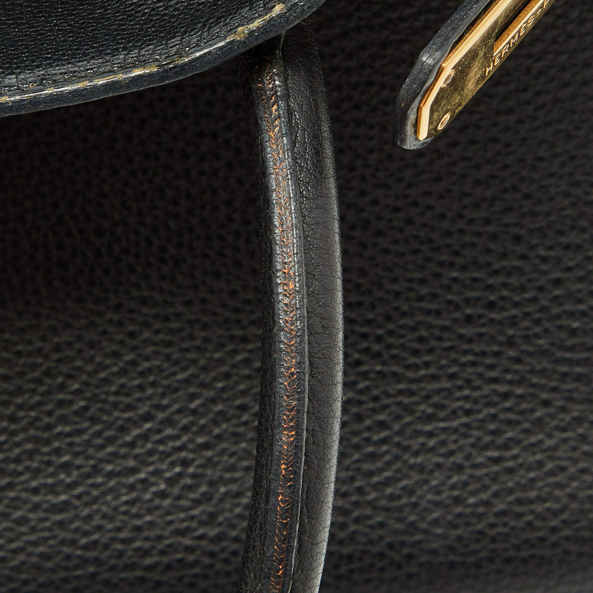 Hermès Black Togo Leather Gold Finish Birkin 30 Bag 8