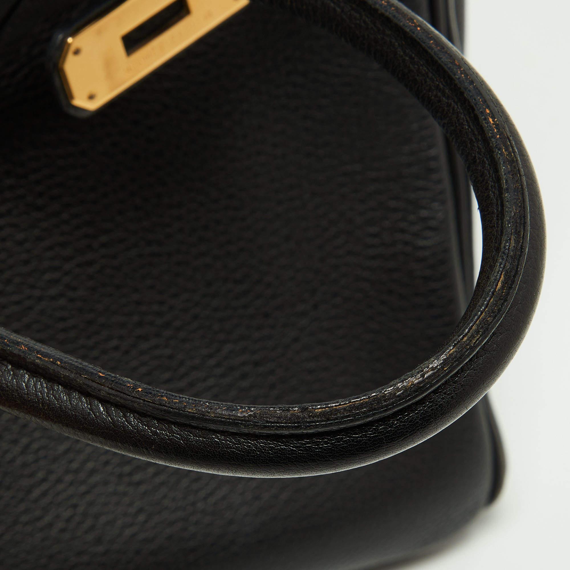Hermès Black Togo Leather Gold Finish Birkin 30 Bag 14