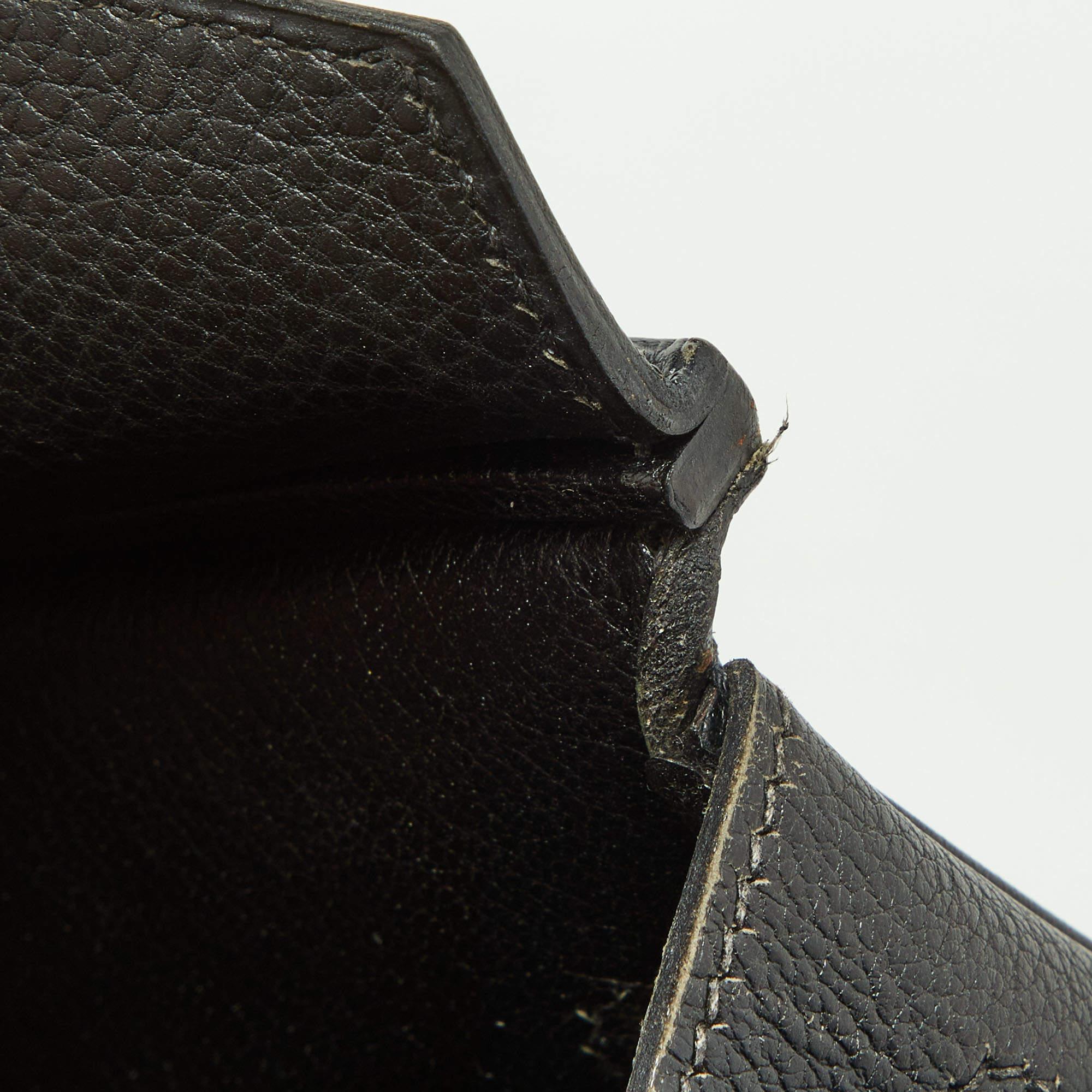 Hermès Black Togo Leather Gold Finish Birkin 30 Bag 3