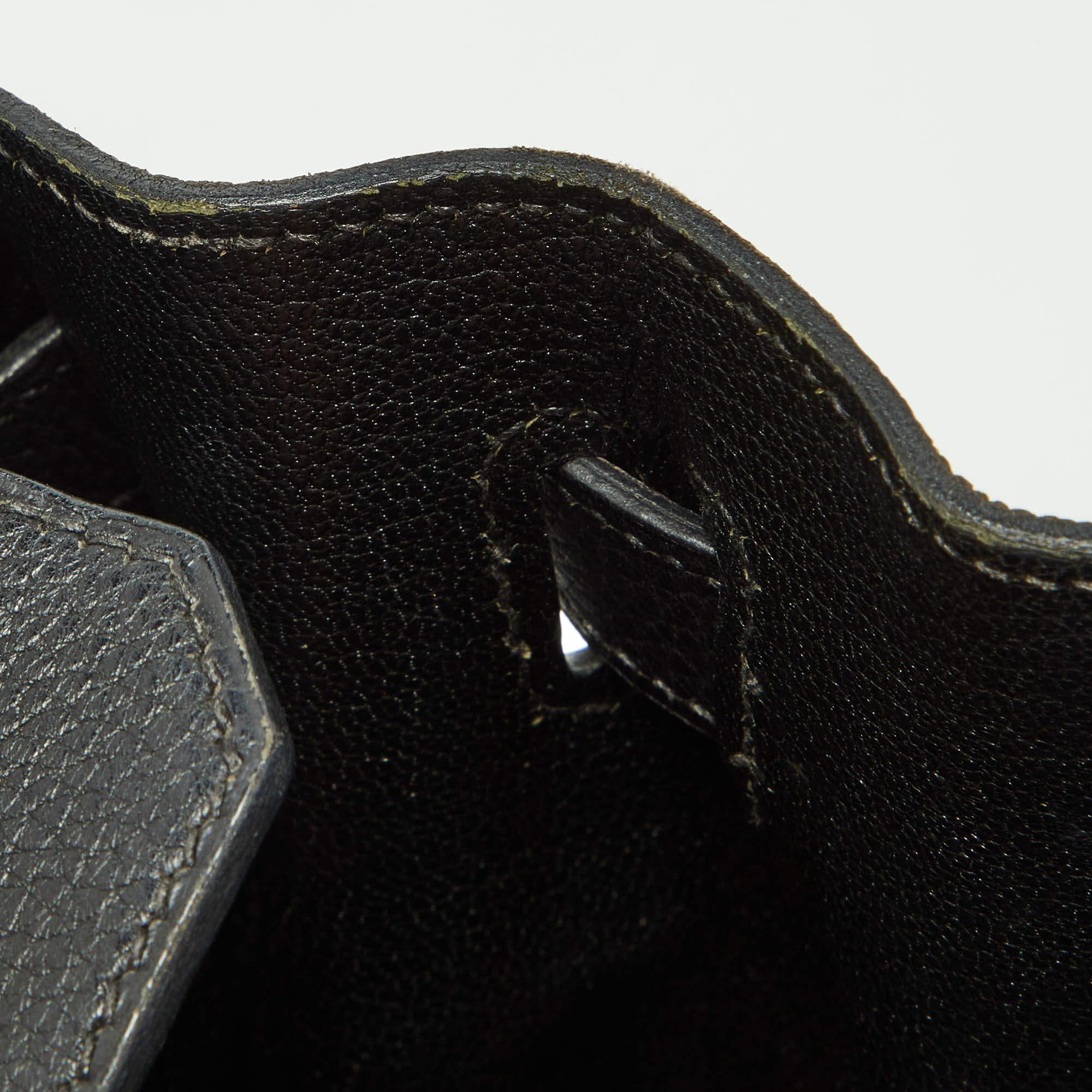 Hermès Black Togo Leather Gold Finish Birkin 30 Bag 4