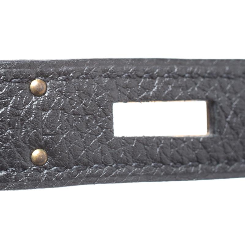 Hermes Black Togo Leather Gold Hardware Birkin 35 Bag 7