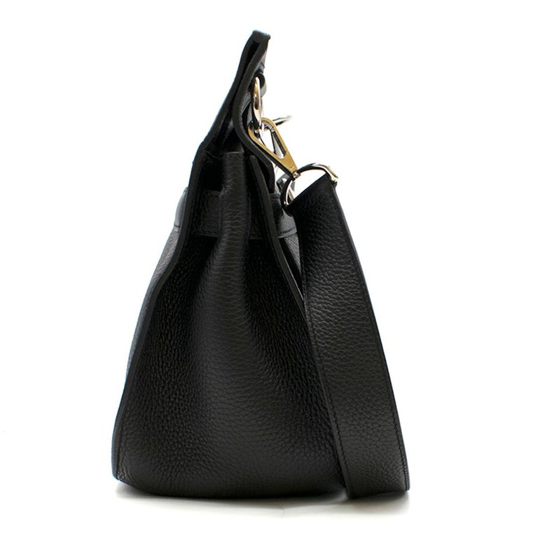 Hermes Black Togo Leather Jypsiere 34 Bag For Sale at 1stDibs