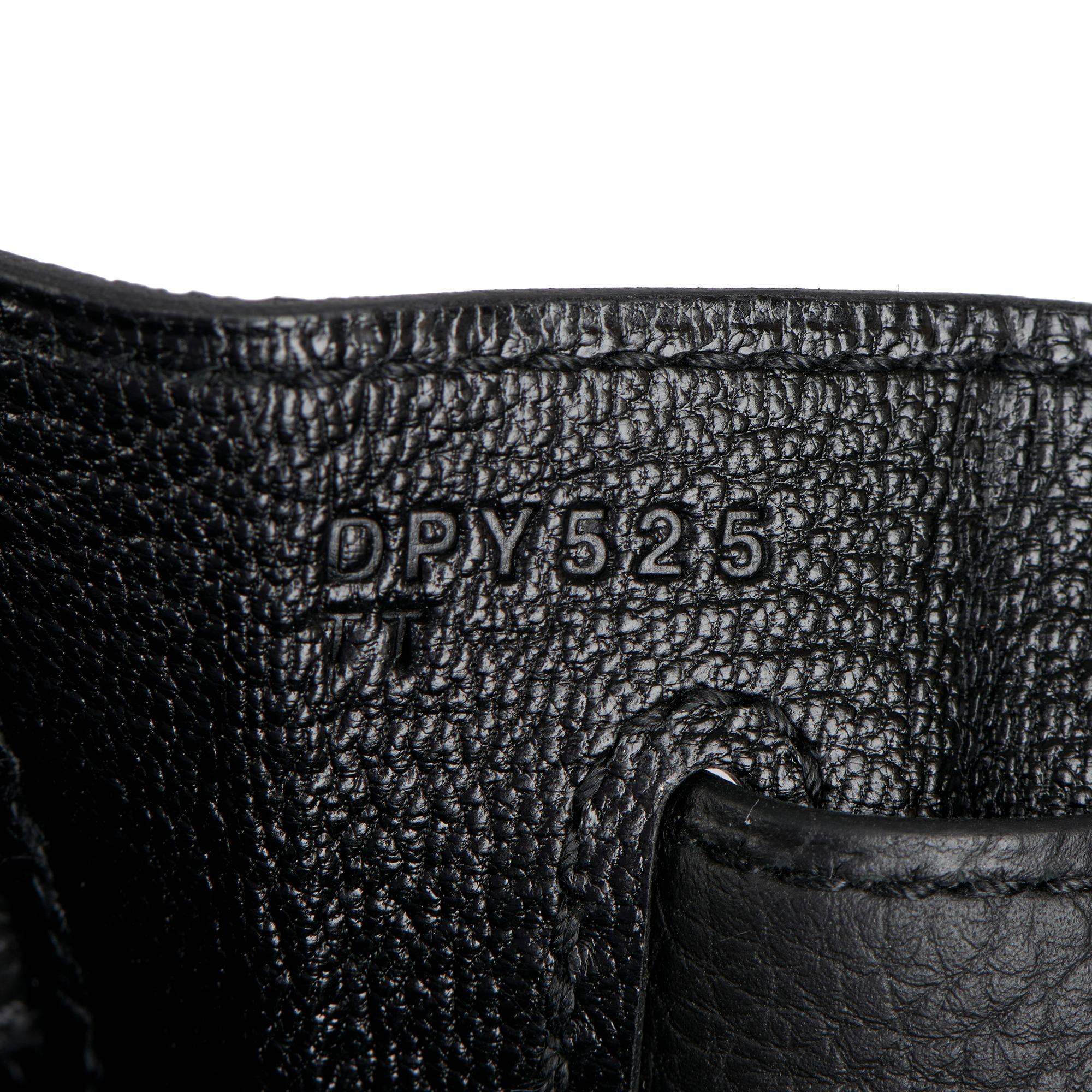 Hermès Black Togo Leather Kelly 32cm Retourne 5