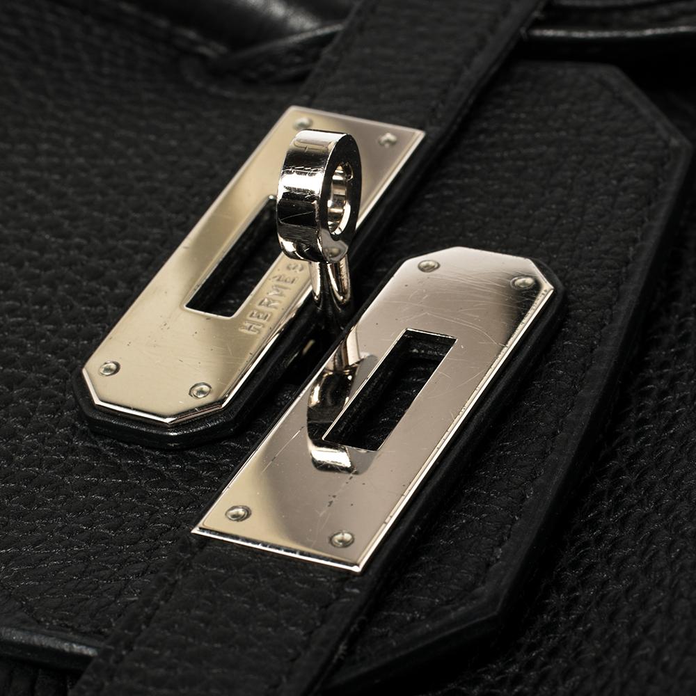 Hermes Black Togo Leather Palladium Hardware Birkin 35 Bag 7