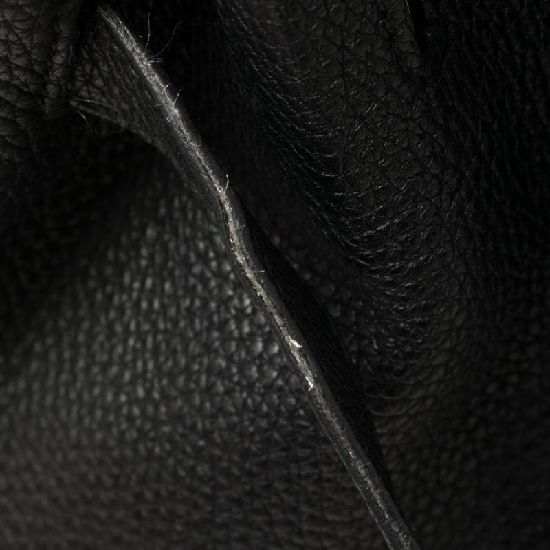 Hermes Black Togo Leather Palladium Hardware Birkin 35 Bag 2