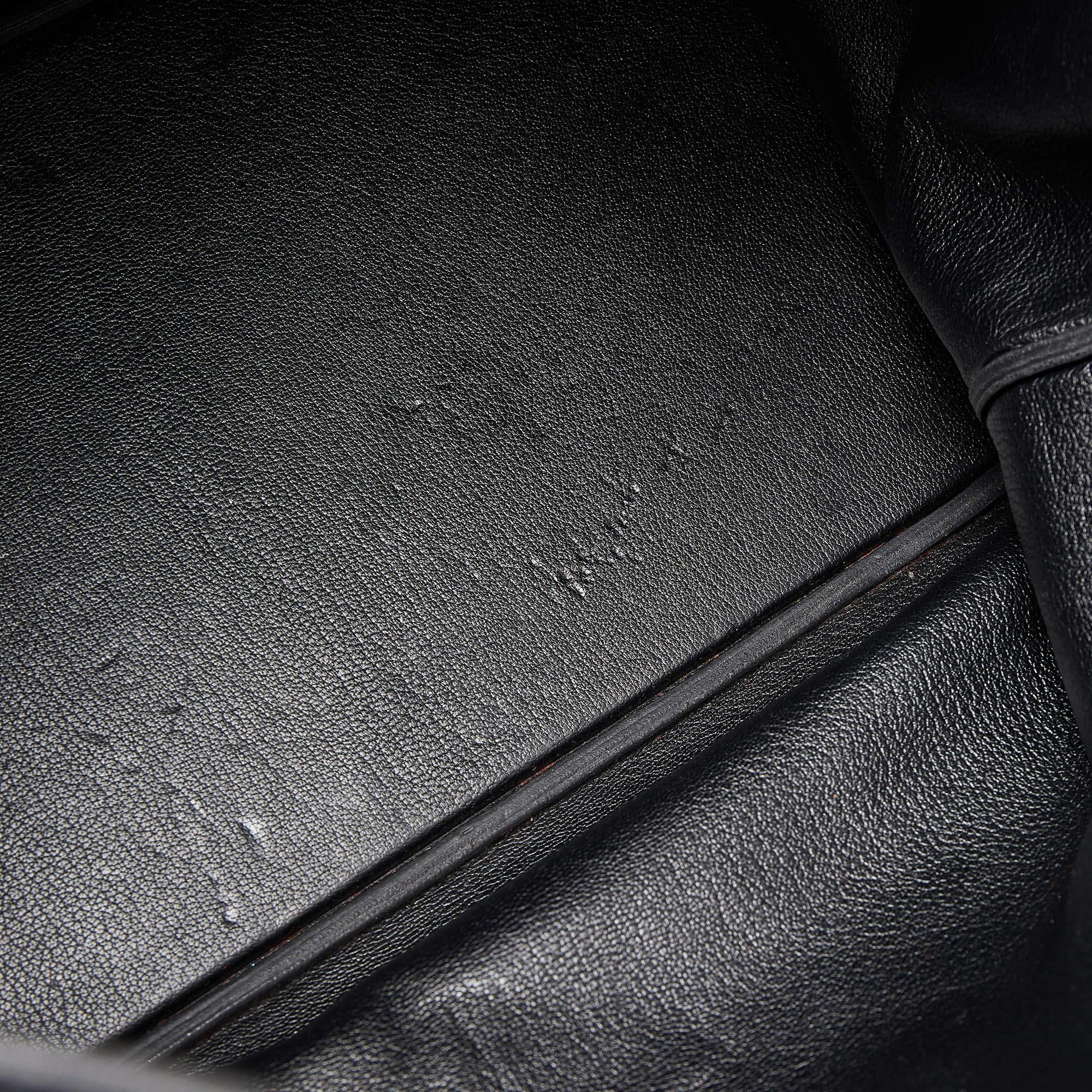Hermes Black Togo Leather Palladium Plated HAC Birkin 40 Bag 10