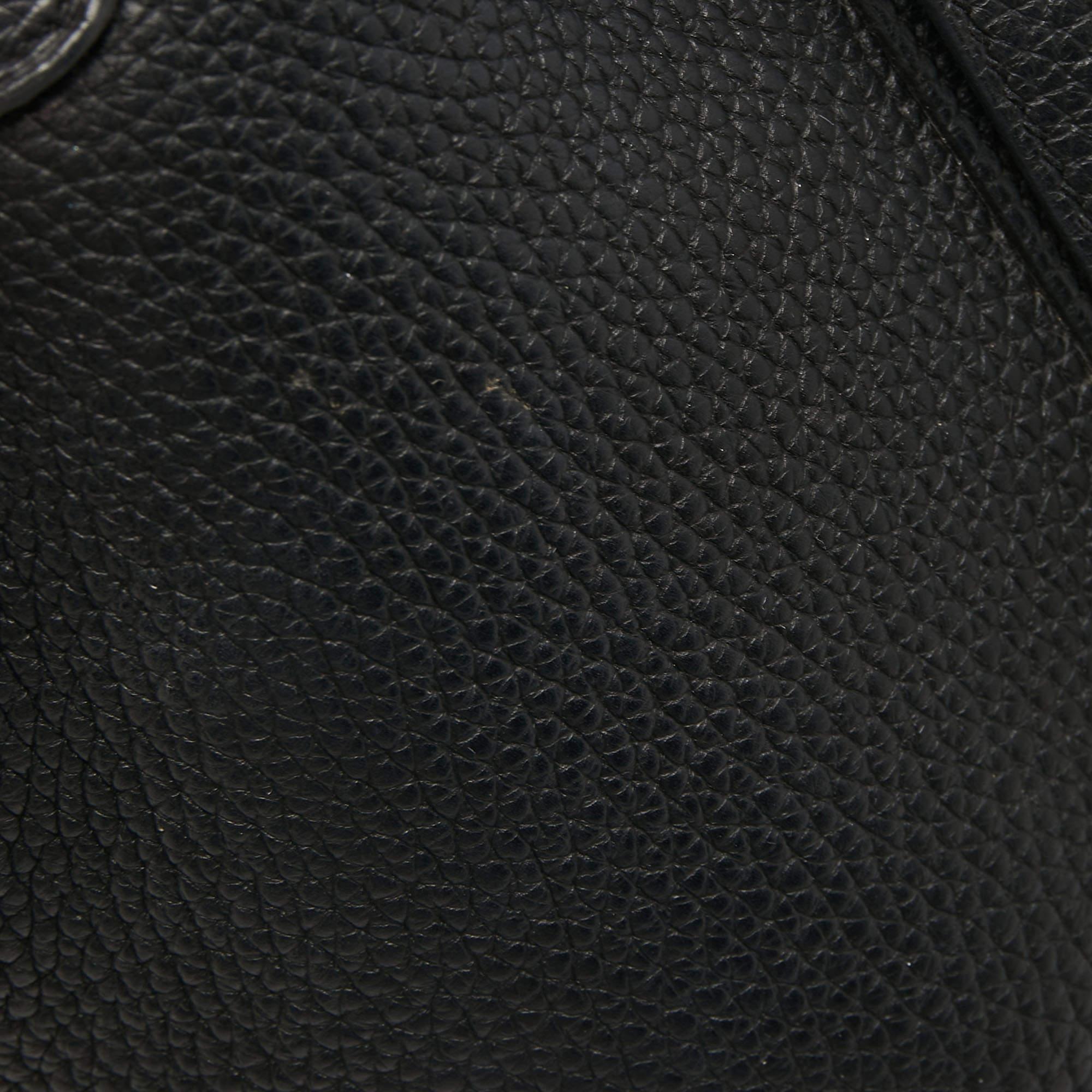 Hermes Black Togo Leather Picotin Lock 18 Bag 7