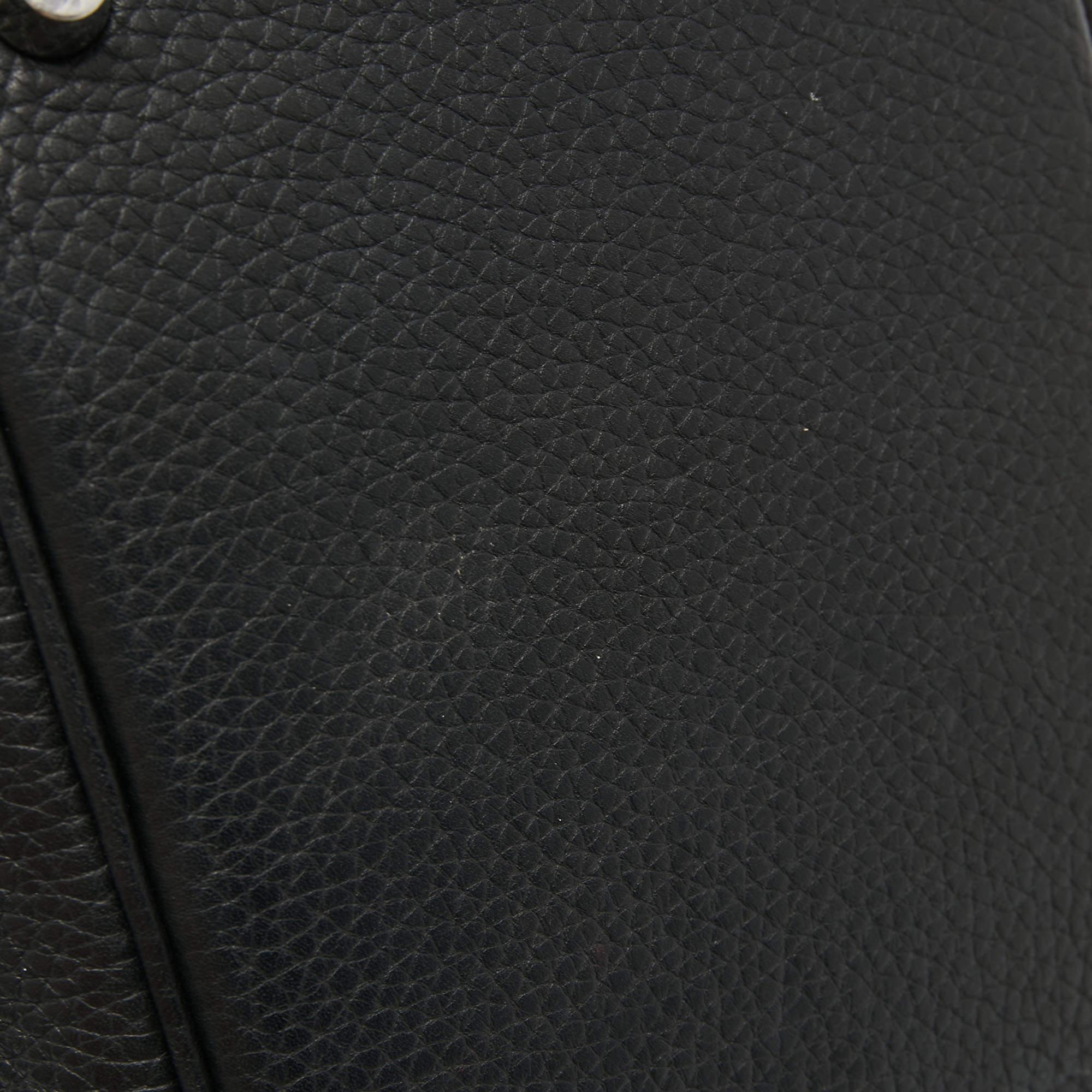 Hermes Black Togo Leather Picotin Lock 18 Bag 8