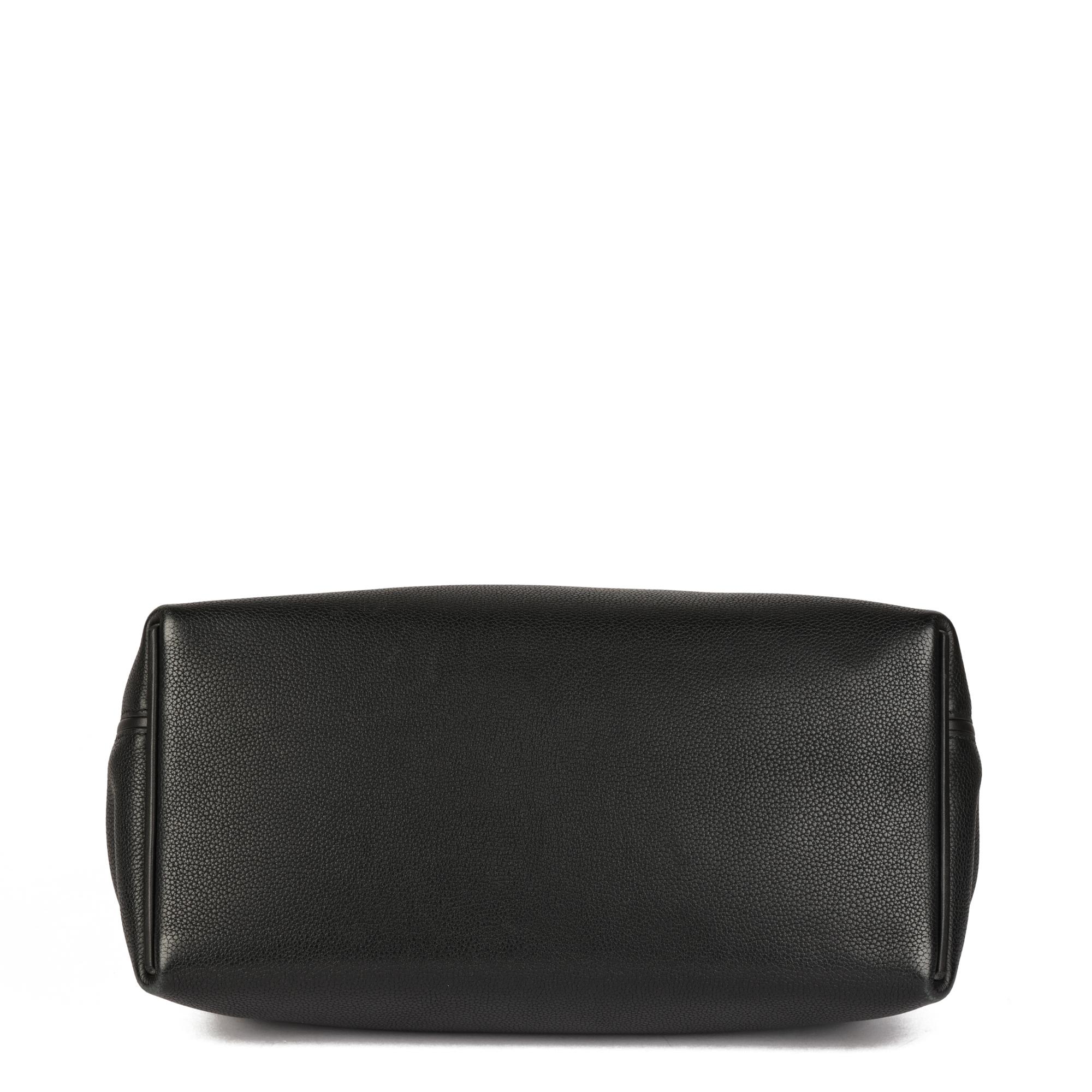 Hermès Black Togo Leather & Swift Leather 24/24 35cm For Sale 2