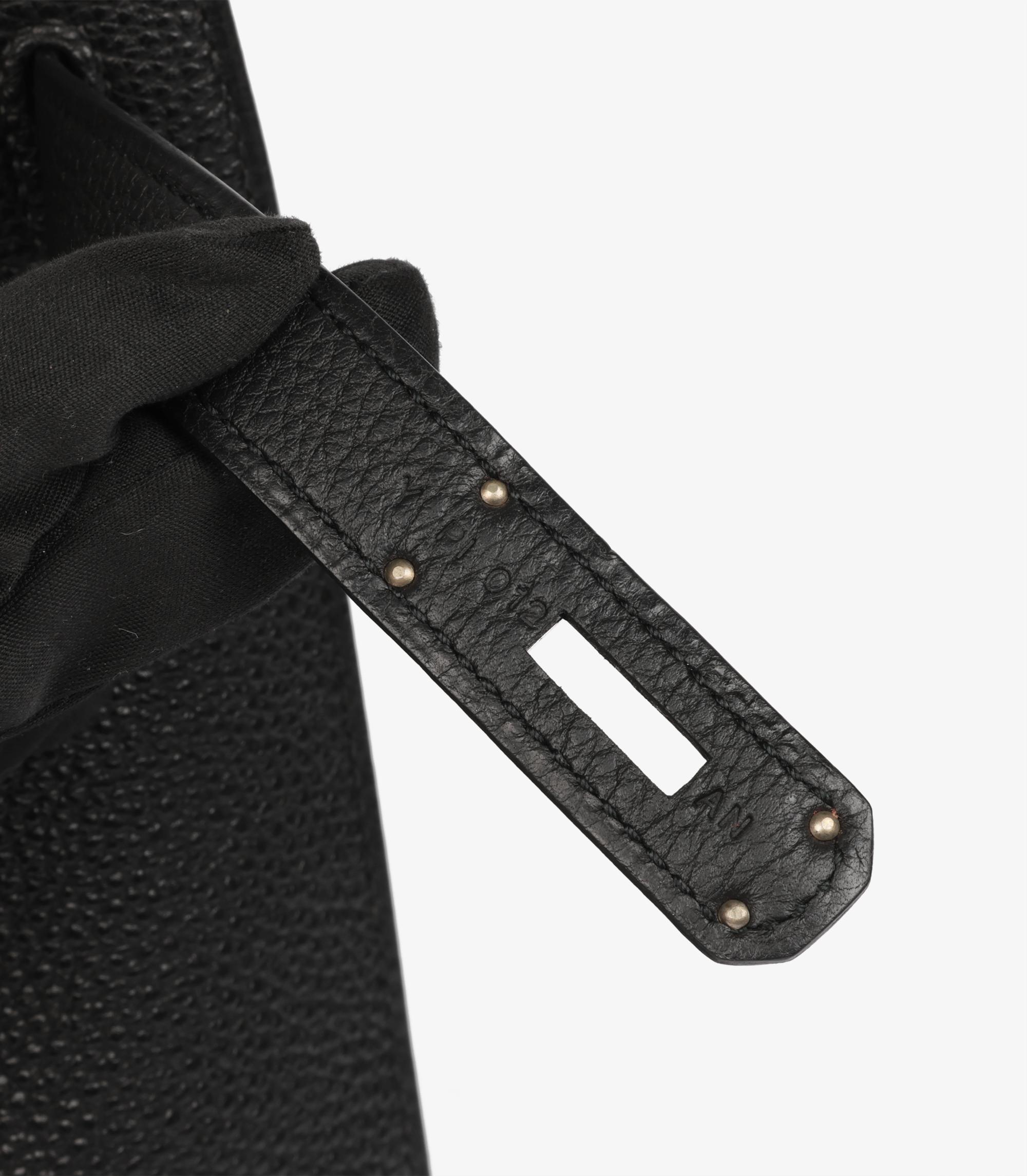 Hermès Black Togo Leather Vintage Kelly 35cm Sellier For Sale 6