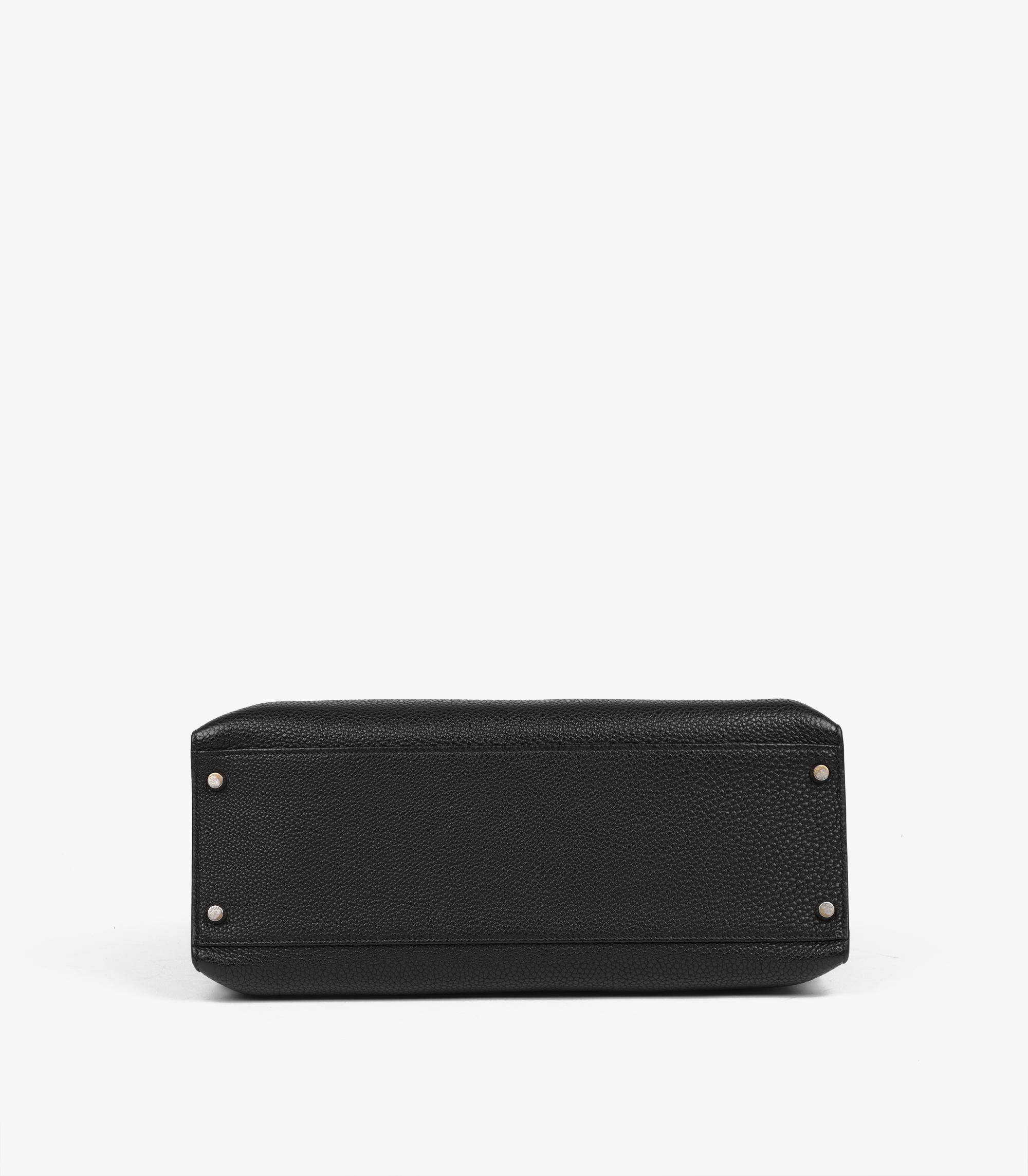 Hermès Black Togo Leather Vintage Kelly 35cm Sellier For Sale 3