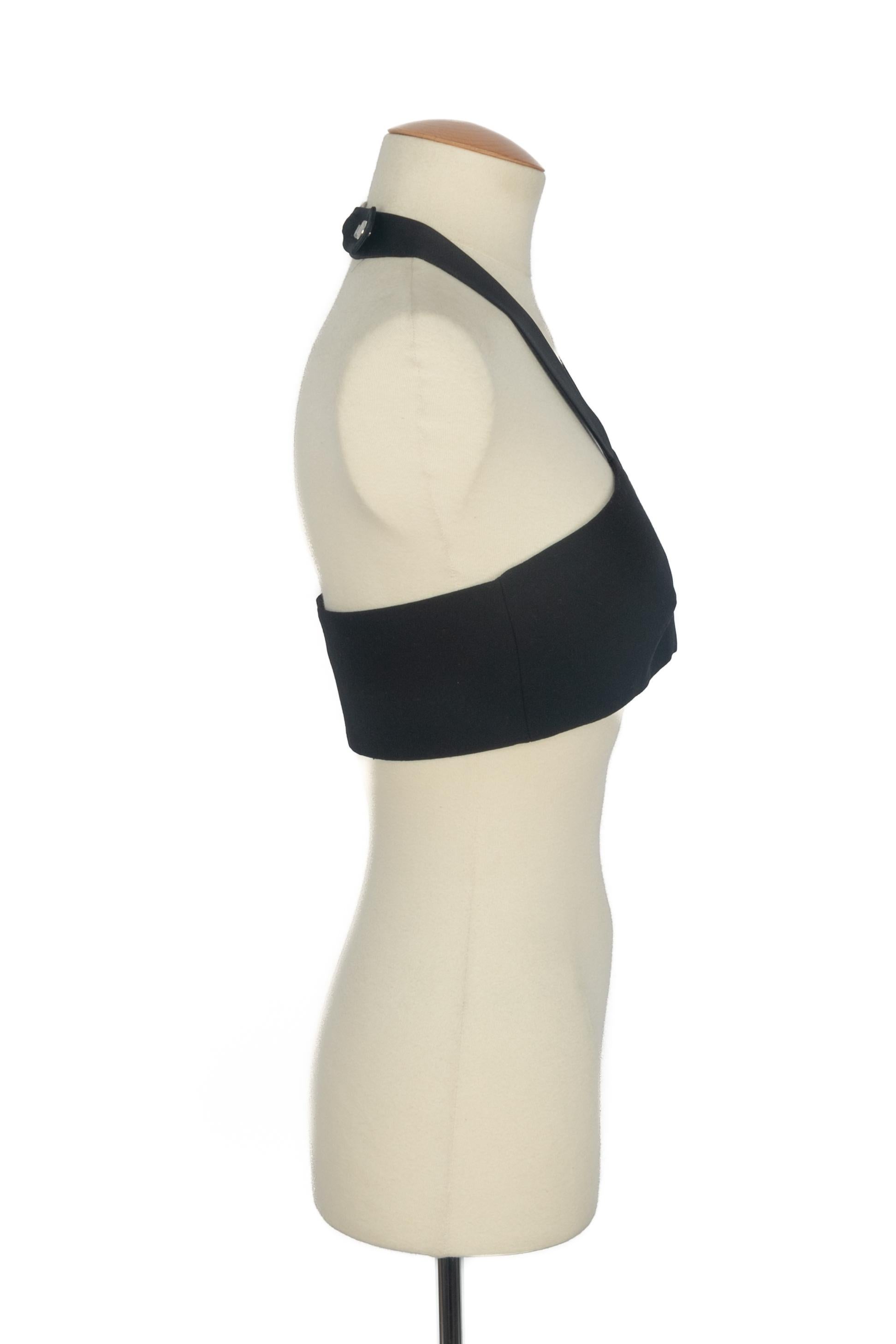 Top negro Hermès Beige en venta