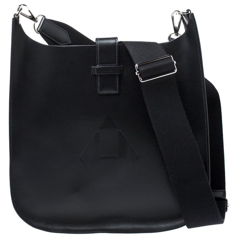 Hermes Black Vache Hunter Leather Evelyne Sellier 29 Bag at 1stDibs hermes evelyne 29