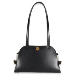 Hermès Schwarz Vache Hunter Swift H Ecru-Canvas Tablier Sellier GHW