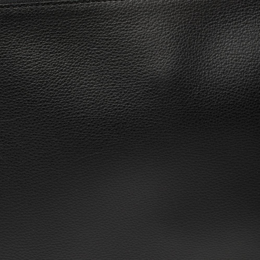Hermes Black Vache Liegee Leather Travel Tie Case 4