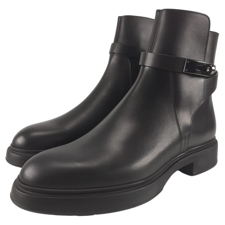 Hermes Black Veo ankle boot Size 42 For Sale at 1stDibs  display picture 1