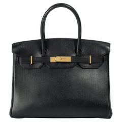 Hermès Black Vintage Birkin 30