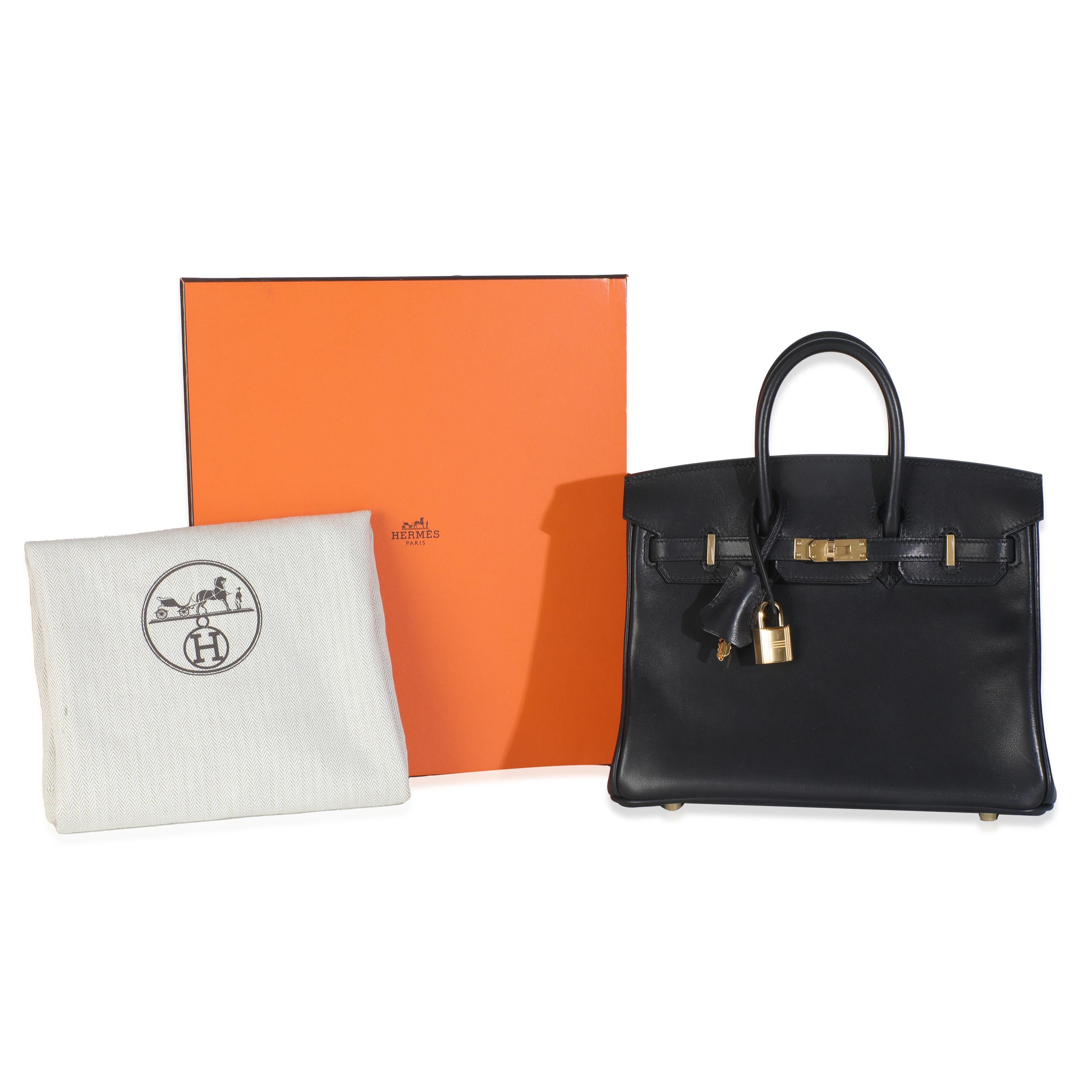 Hermès Birkin 25 GHW nera Volupto In condizioni ottime in vendita a New York, NY