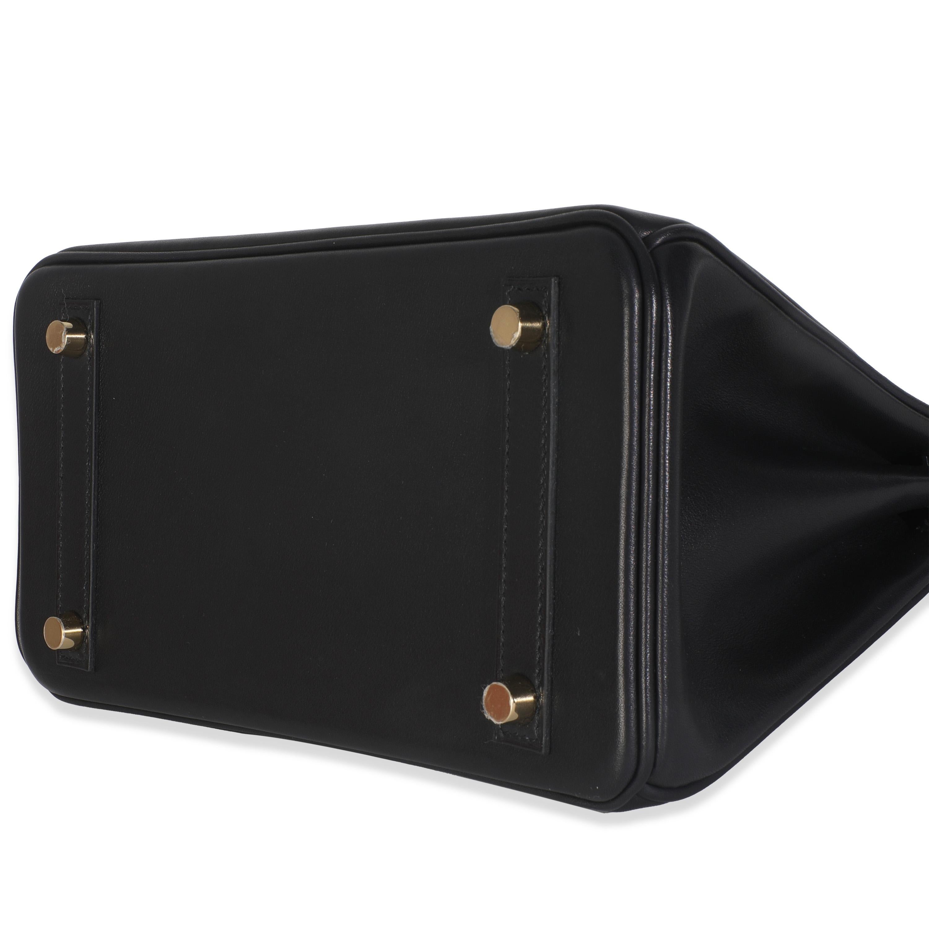 Hermès Birkin 25 GHW nera Volupto in vendita 1