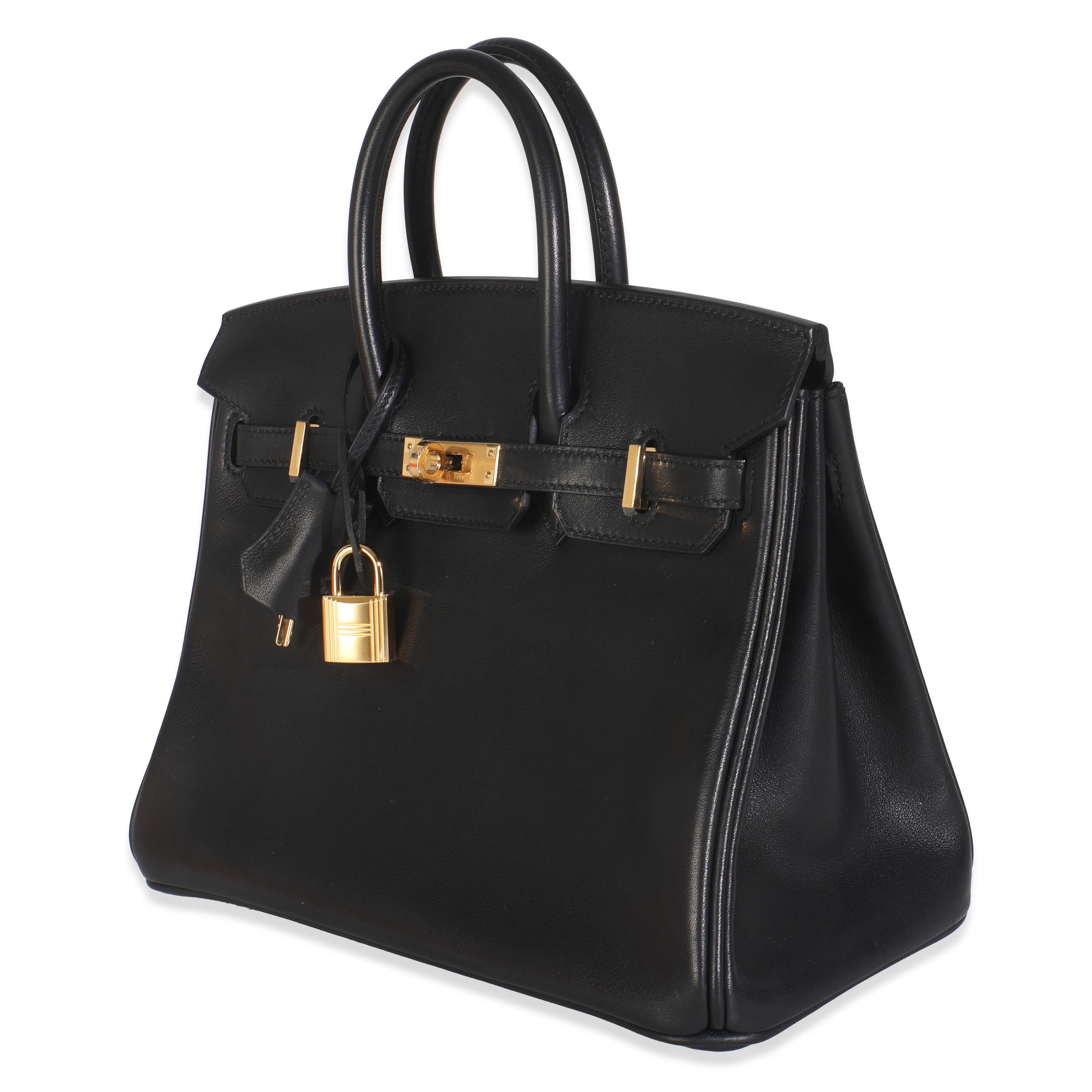 Hermès Birkin 25 GHW nera Volupto in vendita 2