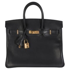 Hermès Black Volupto Birkin 25 GHW