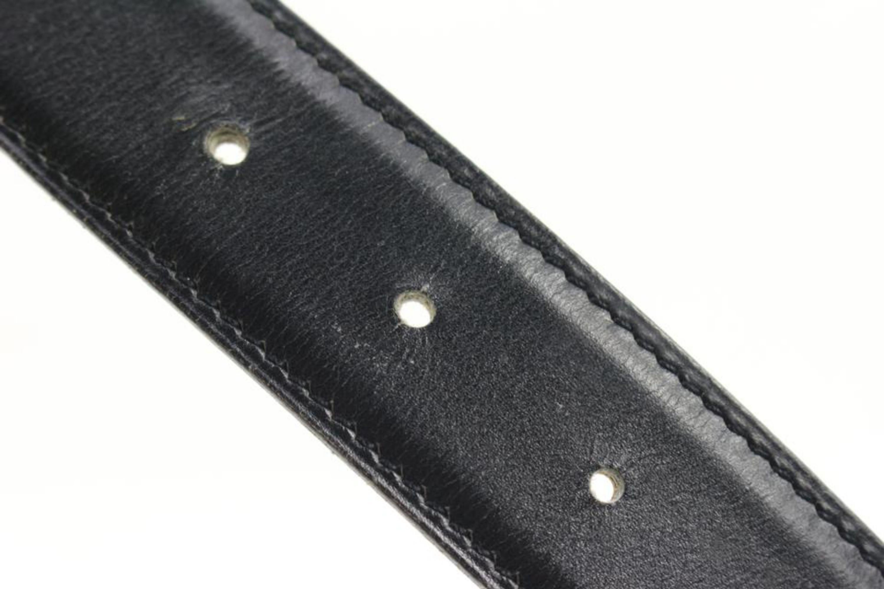 Hermès Black x Brown 32mm Reversible H Logo Belt Kit 78h221s 5
