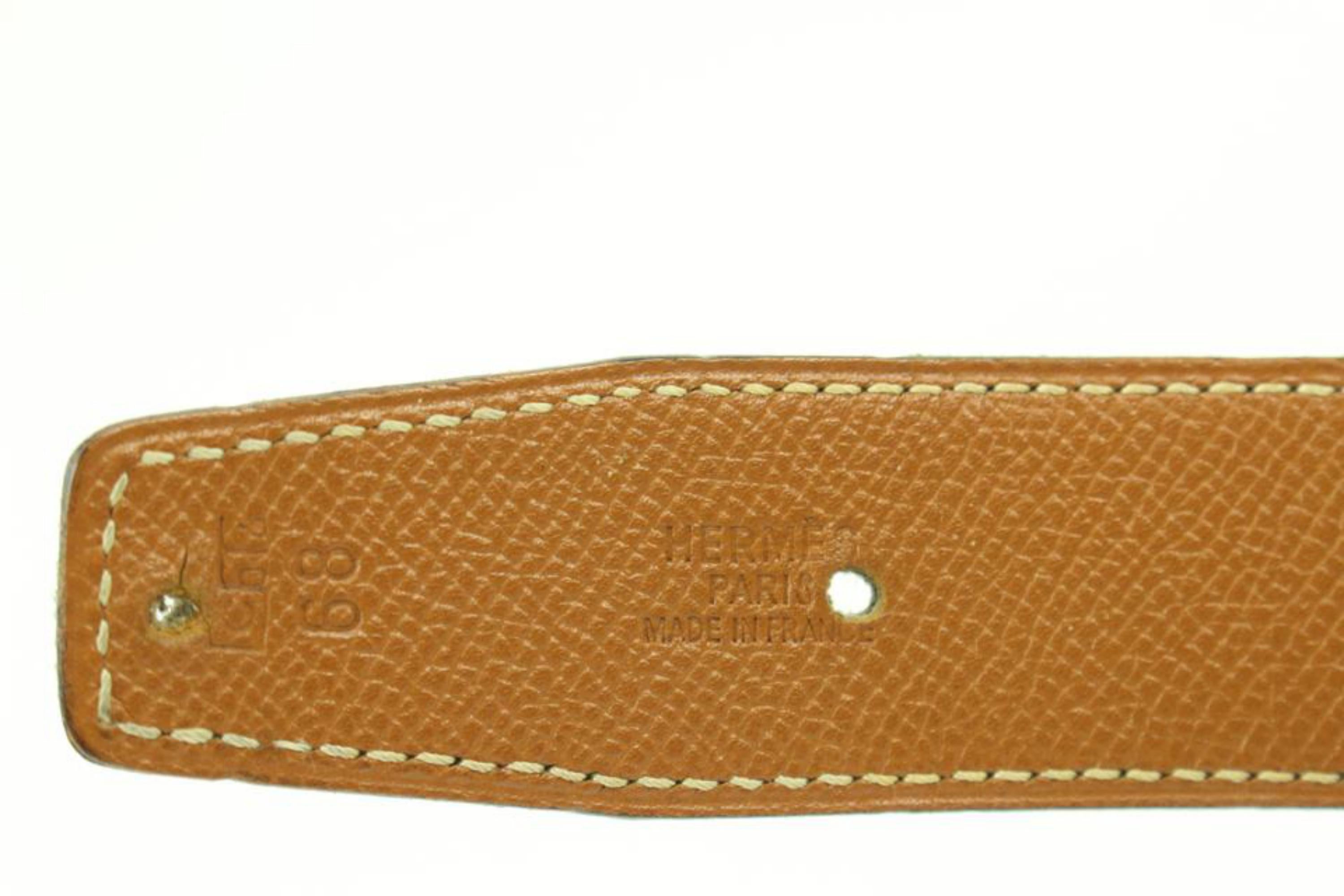 do hermes belts have serial numbers