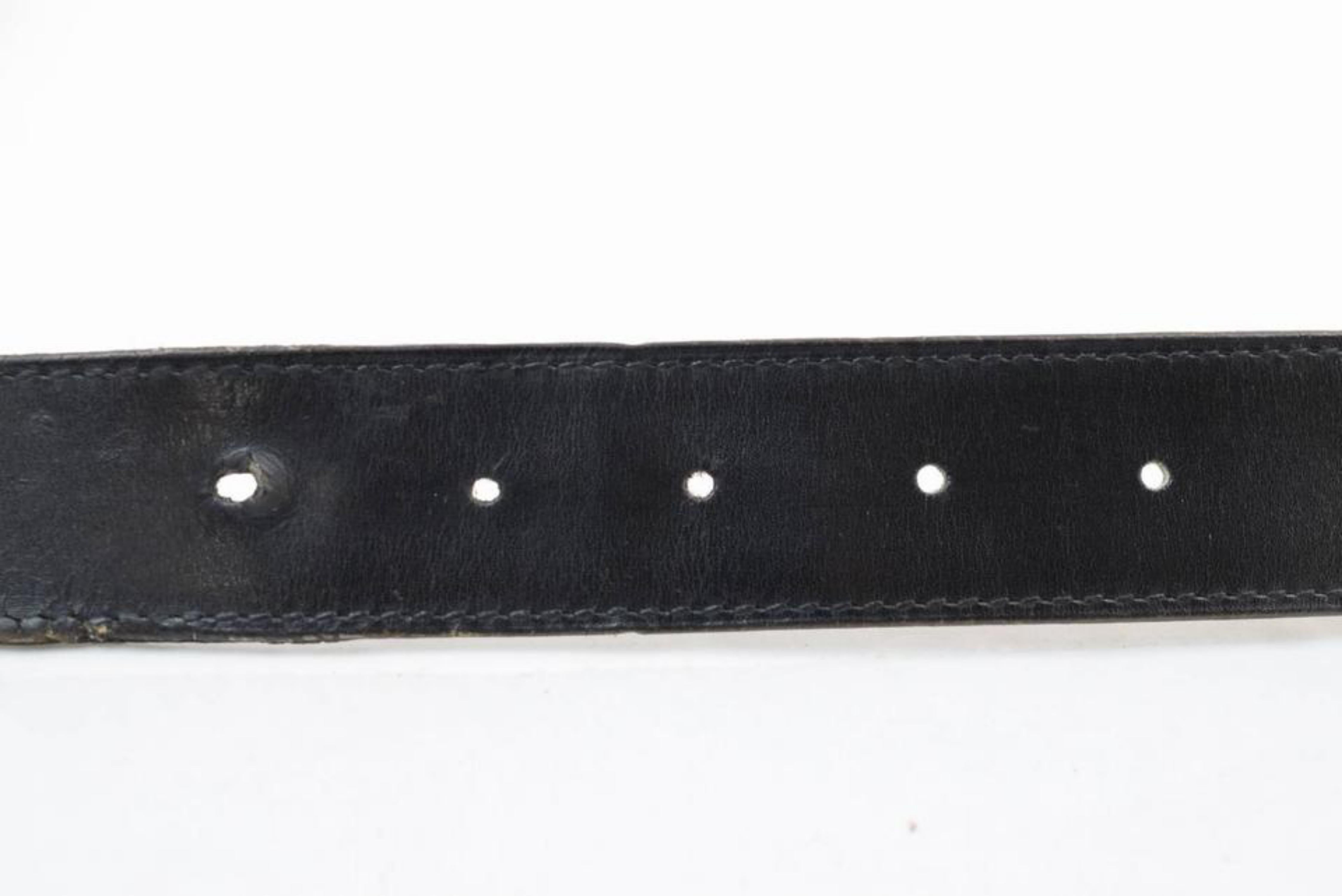 Hermès Black X Brown Reversible 32mm H Logo Kit 865856 Belt For Sale 1