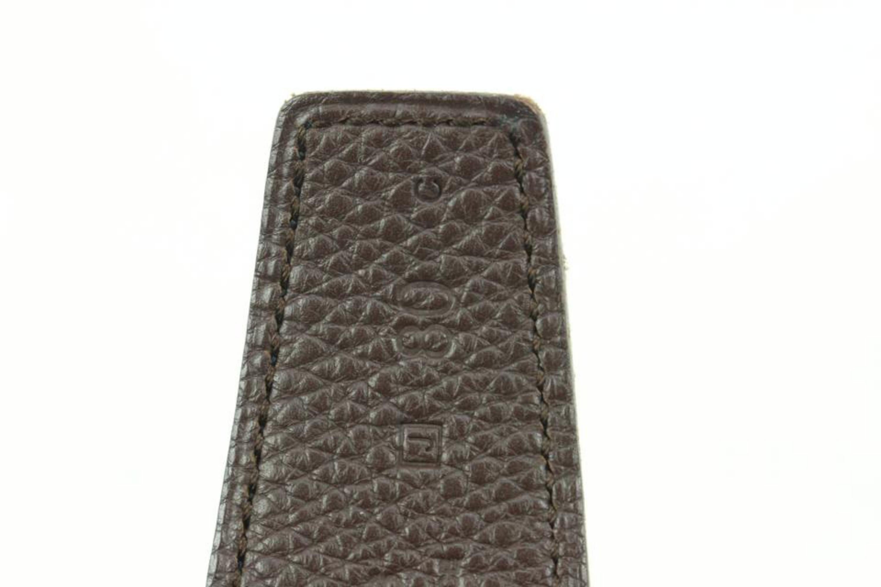Hermès Black x Brown x SIlver 32mm Reversible Strie H Logo Belt Kit 41he56
Date Code/Serial Number: J in a Square
Made In: France
Measurements: Length:  37