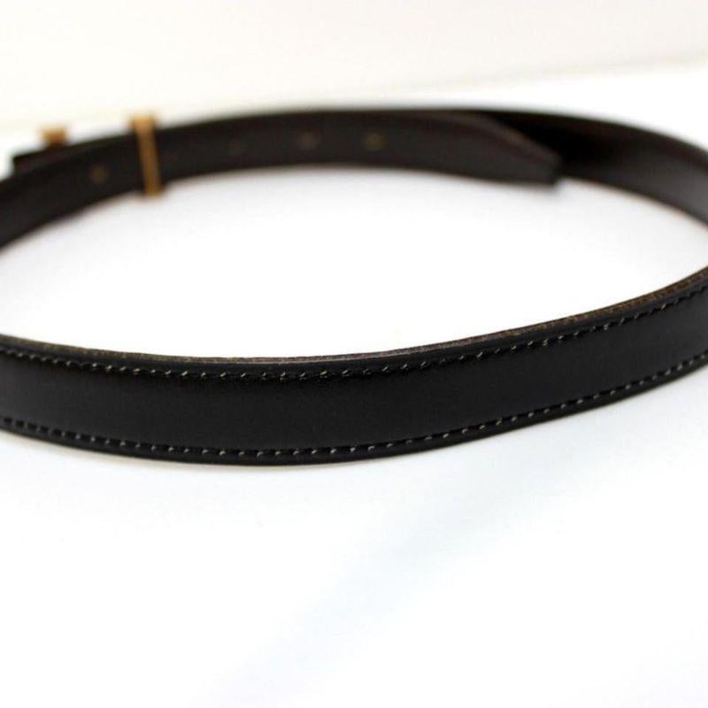 Hermès Black x Gold 18mm Reversible H Logo Belt Kit 861064  7