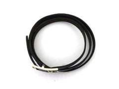 Hermès Black X Silver H Logo Api Belt Wrap 217686 Bracelet