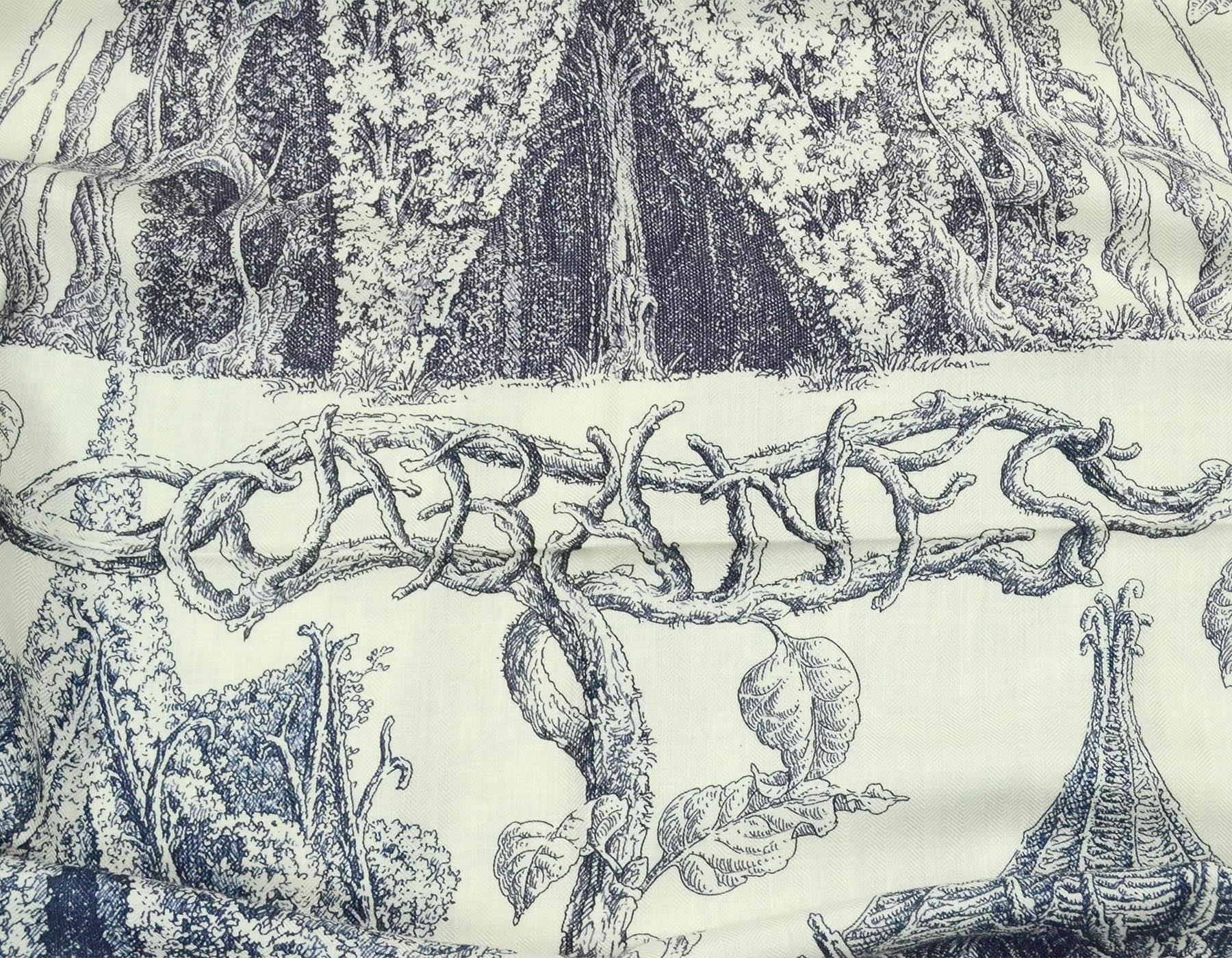 hermes les cabanes shawl
