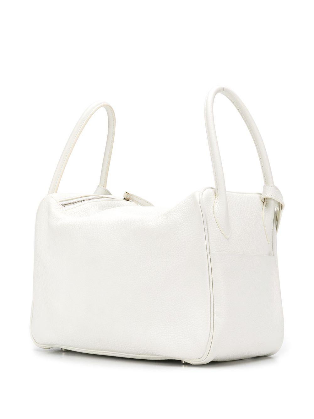 Hermes Blanc White 34cm Lindy Bag at 1stDibs | hermes lindy white ...