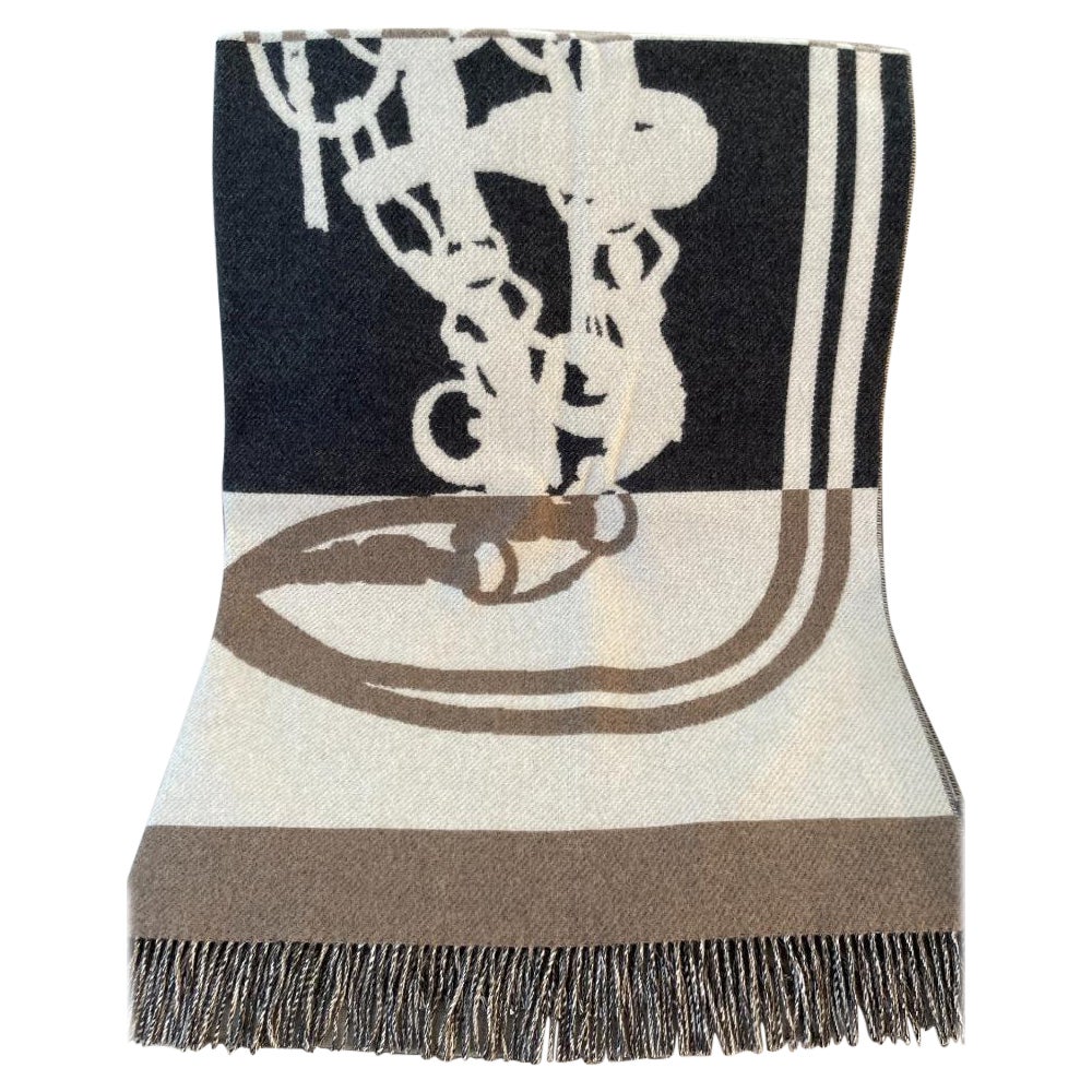 Hermes Blanket Brides de Gala Cashmere and Wool