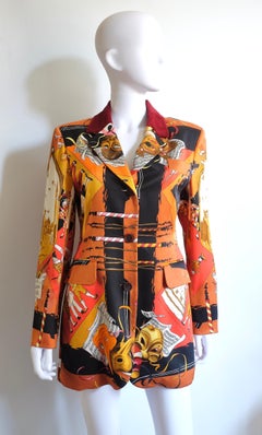 HERMÈS - Blazer 'Carnaval de Venise' par Hubert de Watrigant
