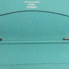 Hermes Bleu Atoll Epsom Globe Trotter PM Agenda Cover