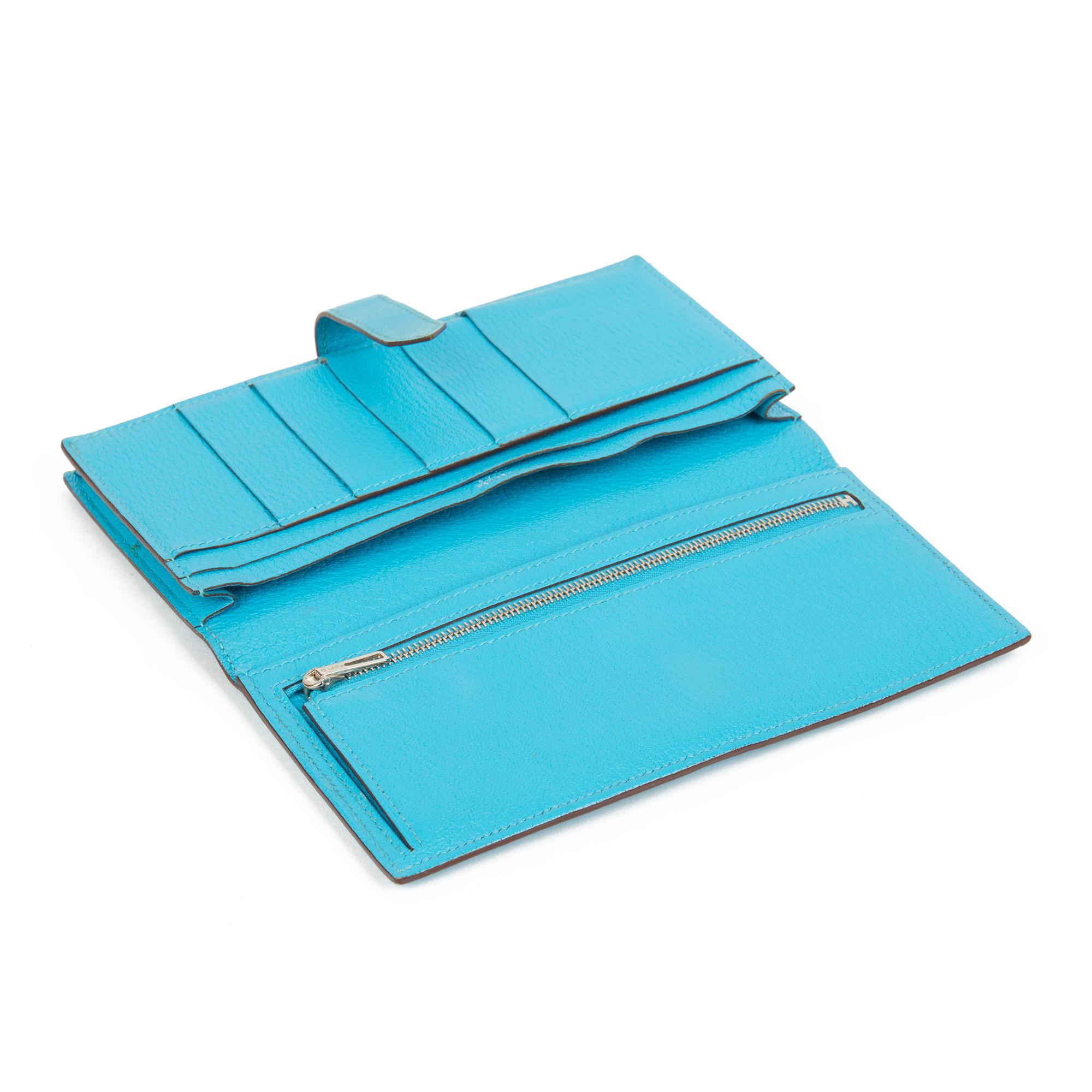 hermes wallet blue