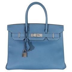 Hermès Bleu Brighton Epsom Birkin 30 PHW