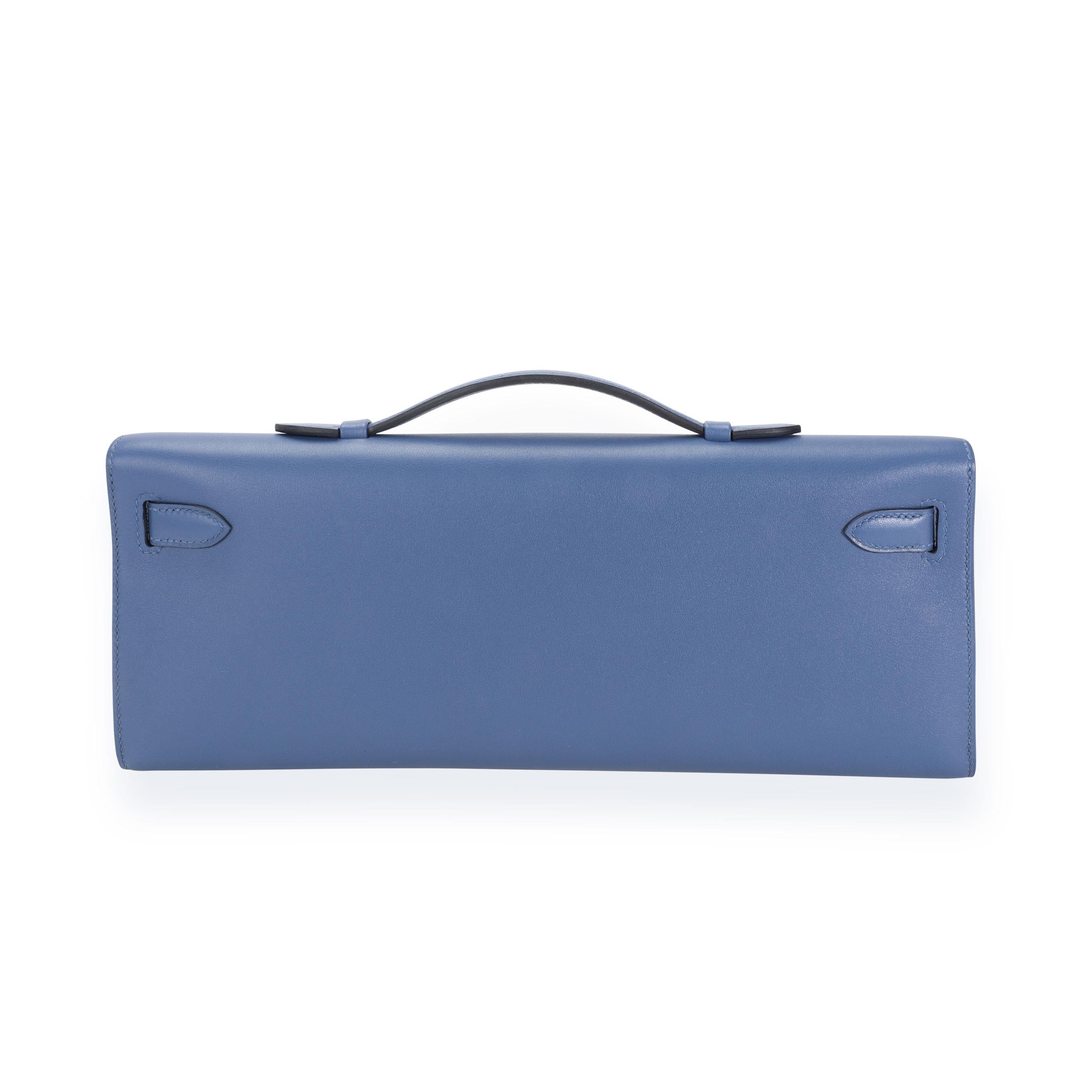 Women's Hermès Bleu Brighton Swift Kelly Cut GHW