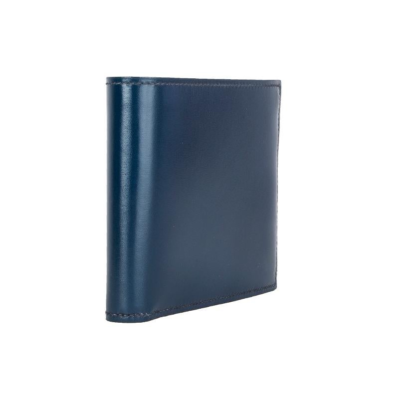 Hermès 'MC2 Copernic' men's wallet in Bleu de Malte (dark ocean blue) Veau Eversoft leather with 8 credit card slots and 2 pockets. Brand new. Comes with box.

Width 11cm (4.3in)
Height 9cm (3.5in)
Depth 2cm (0.8in)
