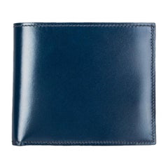 HERMES Bleu de Malte Eversoft leather MC2 COPERNIC Men's Wallet