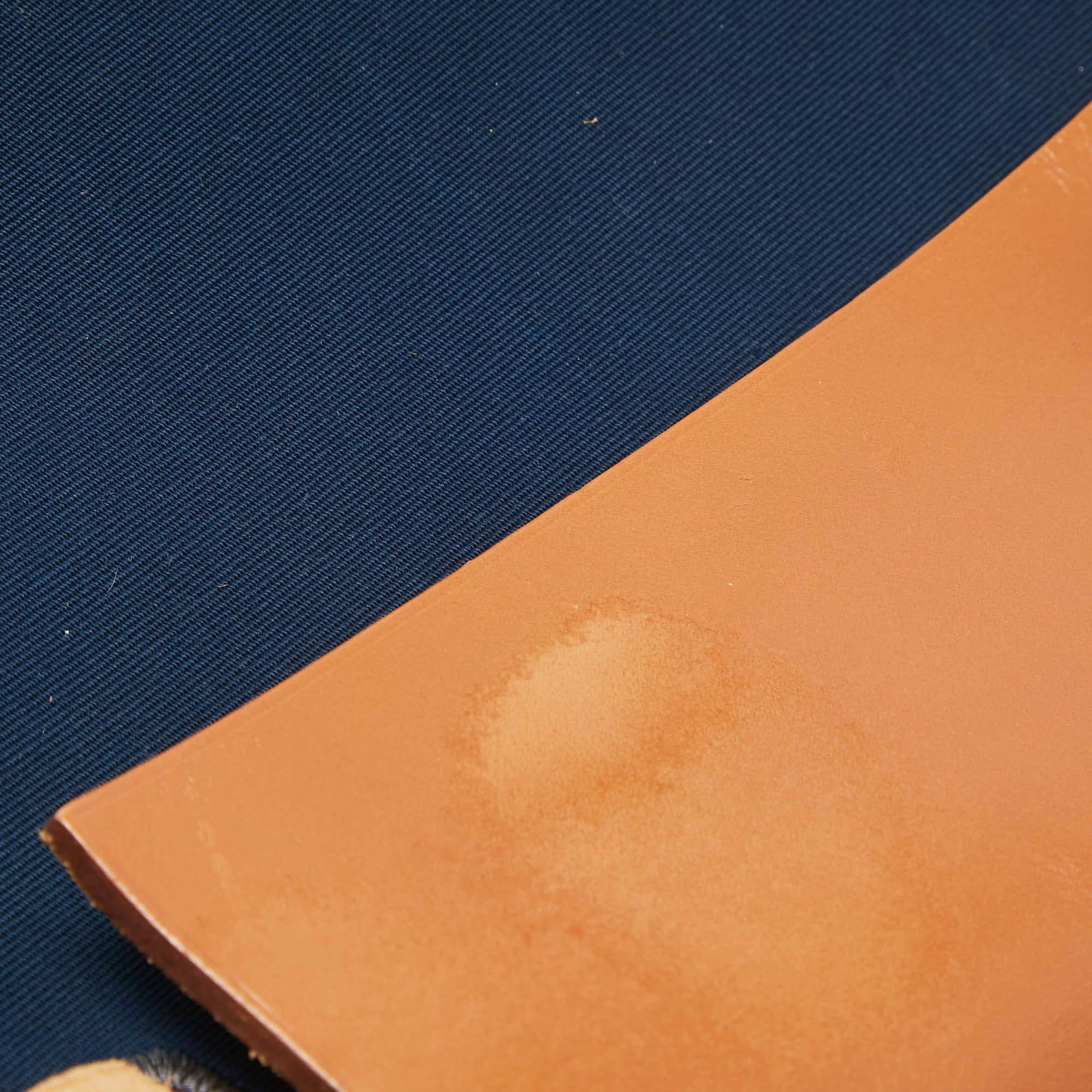 Hermes Bleu De Malte/Natural Toile and Vache Hunter Herbag Zip 39 Bag 1